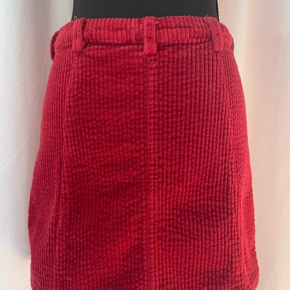 Disney Red Corduroy Midi Skirt - Picture 4 of 6